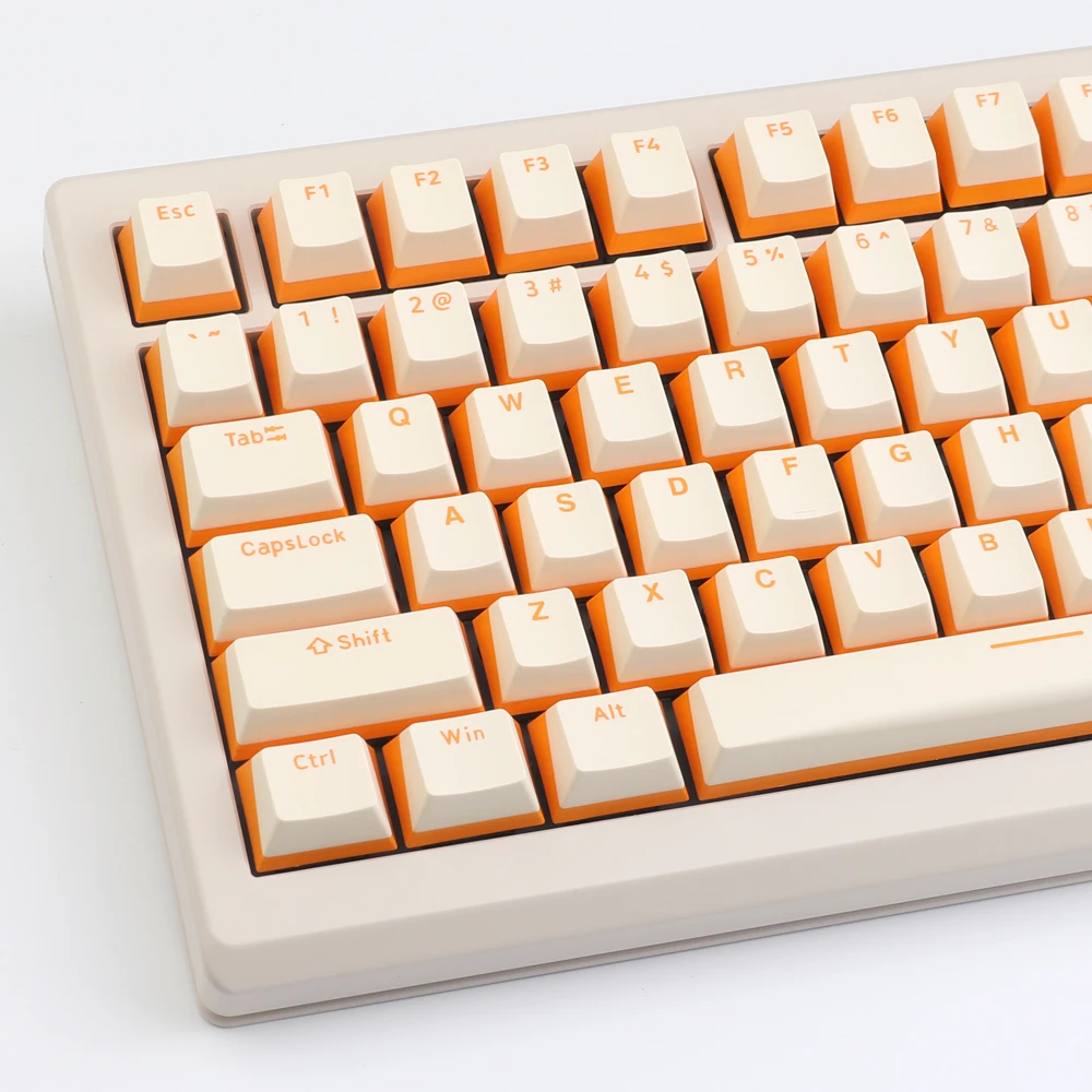 117 Keys Pudding Keycaps OEM Profile PBT Double Shot Keycap For Keyboard With 1.25u 1.75u Shift ISO Enter