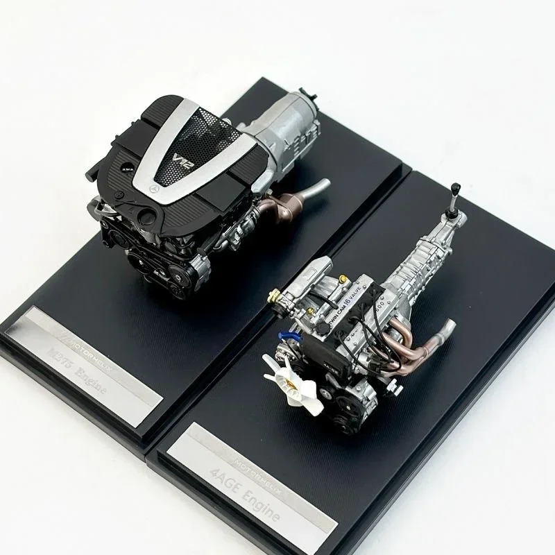 B-M MH MOTORHELIX 1:18 Alfa Romeo & Mitsubishi EVO fourth generation static engine model