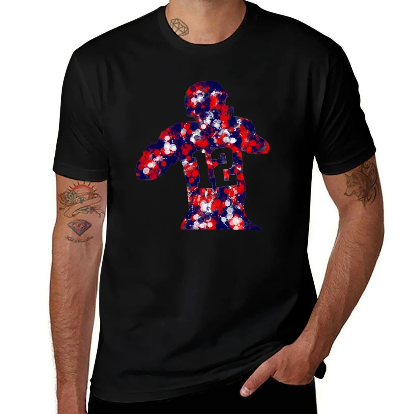 SplatterBrady T-Shirt Basic Casual Wear Short Sleeve Top