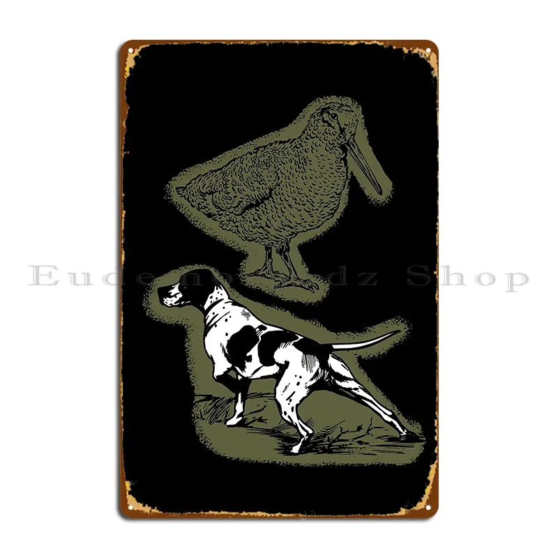 Obv Woodcock And Pointer Metal Signs Wall Decor Custom Poster Party Garage Tin Sign Poster