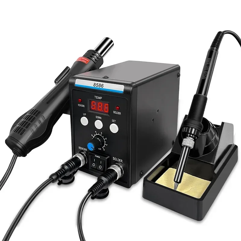 

8586 Type Air Gun Soldering Iron 2-In-1 Panel High-Power Desoldering Station Mobile Phone Repair Hot