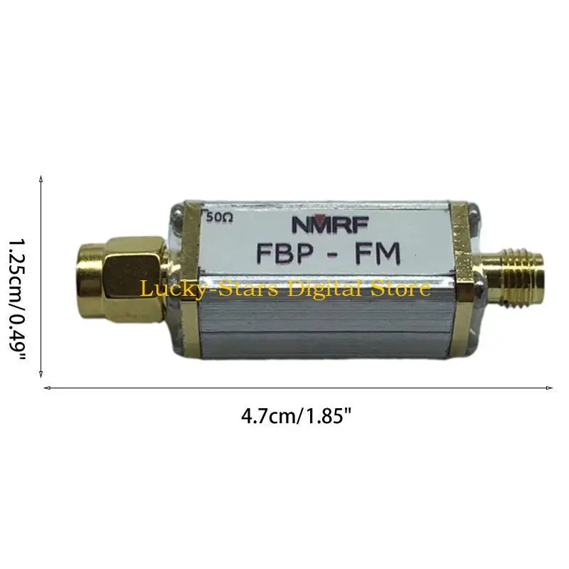 T3EE FBP-FM Bandpass-filter kleine uitzending Speciale zaag Laag-pass 88-108MHZ SMA