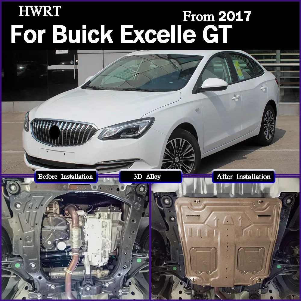 

For Buick Excelle GT 2017 1.4T Car Accessories Under Engine Guard Mudguard Board Splash Shield Mud Fender Plate Panel