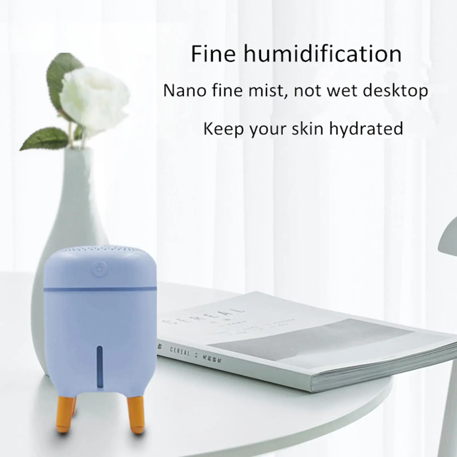 240 Ml Mini Portable Humidifier Aroma Diffuser with Essential Oils USB