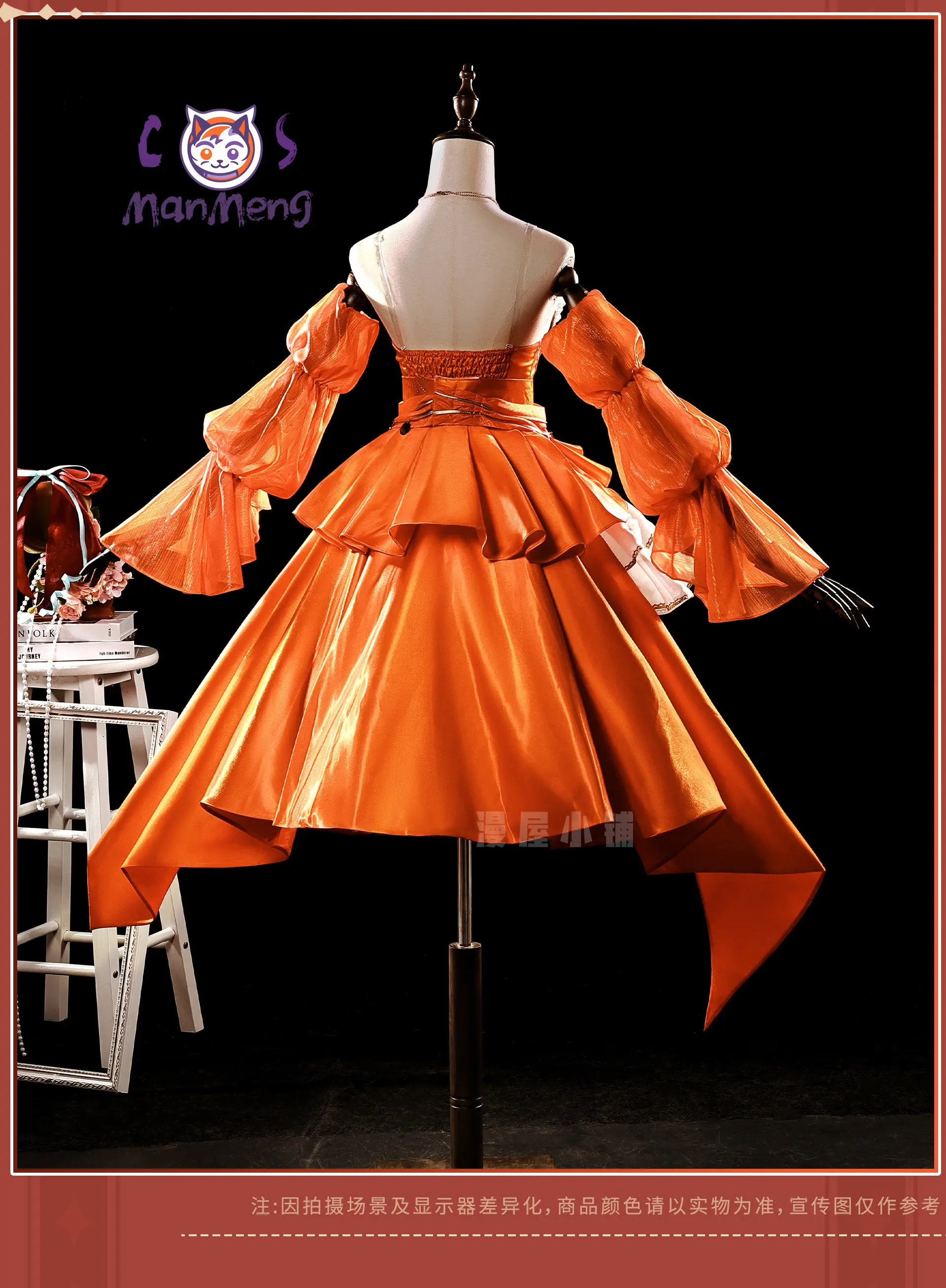 

Game Genshin Impact Yoimiya Cosplay Costume Halloween Christmas Role Playing Party Woman 2026 New Gorgeous Lolita Dress prop wig