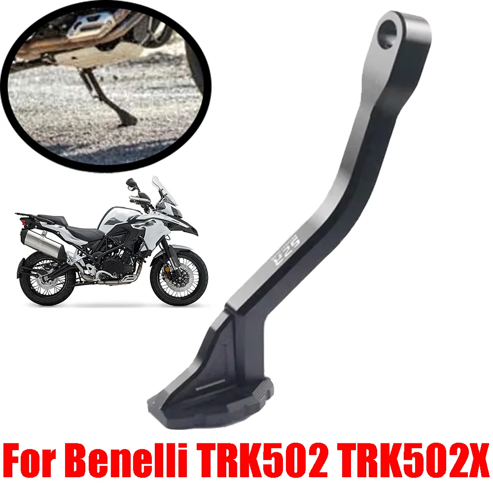 

For Benelli TRK502 TRK502X TRK 502X TRK 502 X Motorcycle Accessories Kickstand Lowering Side Stand Parking Support Sidestand