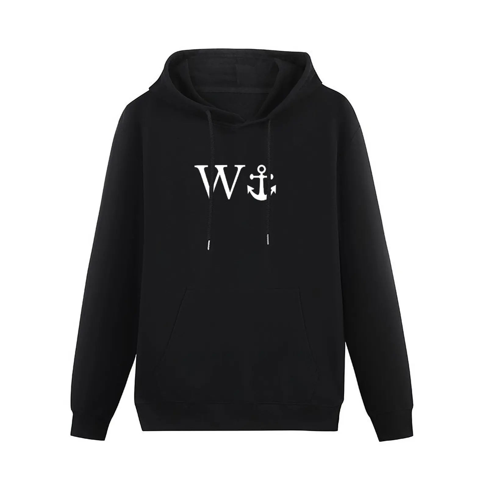 W Anchor Pullover Hoodie winter clothes men clothing tracksuit