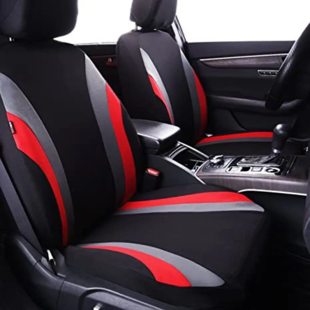 Seat Covers 9pcs Set Car Cushion Auto Accessories Seat Protect Five-Seat Universal Black Gray Blue Red