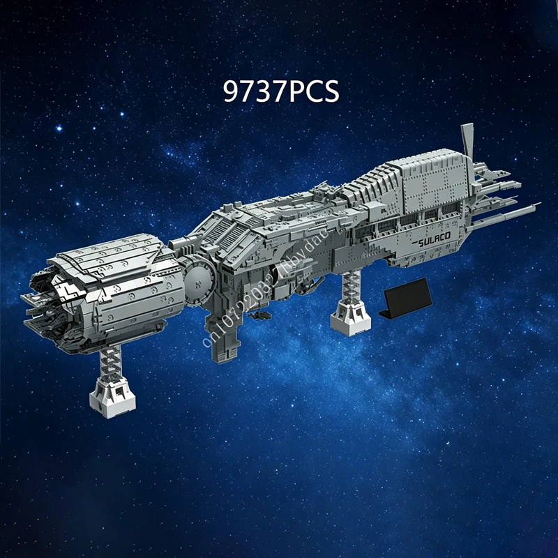 Космический корабль USS SULACO 9816: Военная модель-конструктор для сборки, развивающая игрушка-головоломка, подарок