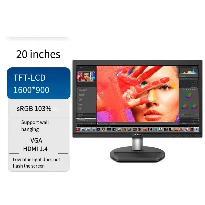 Monitor LCD 16-20 "layar desktop display 16-20 inci