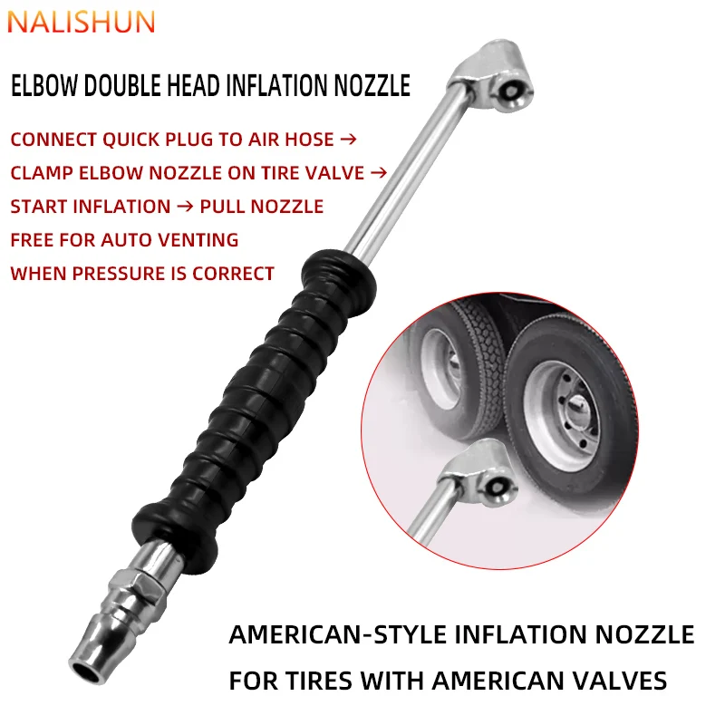 Tige de gonflage de pneu à dou - Tire Inflator Nozzle Kit avis et prix