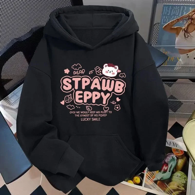 

Совместные толстовки с капюшоном с героями мультфильмов Микки и Микки Мауса для пар с принтами из чистого хлопка, новые и универсальные