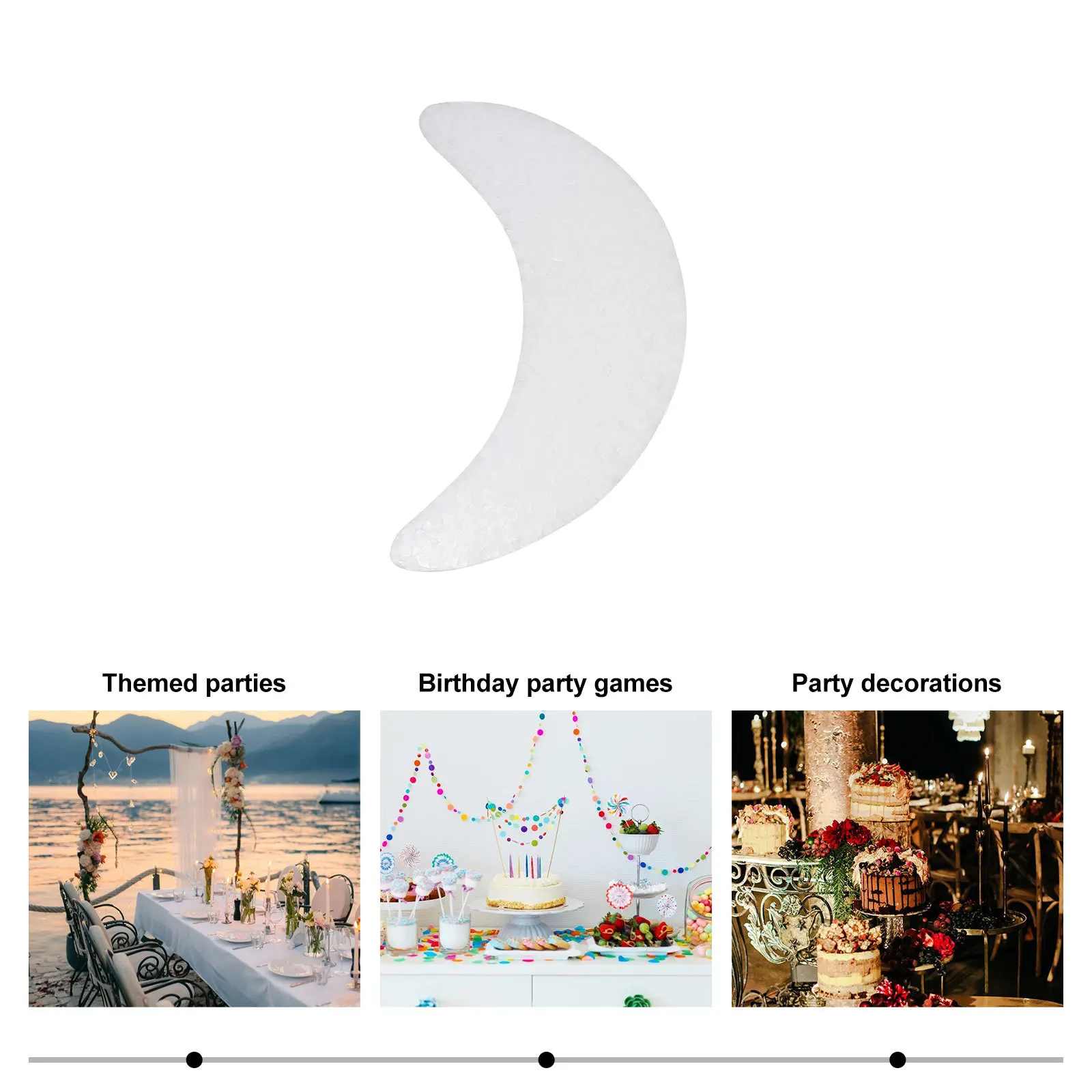 10Pcs Moon Mold DIY Painting Crafts Children Kids Supplies Brain Boosting Kids Moon Painting Toy
