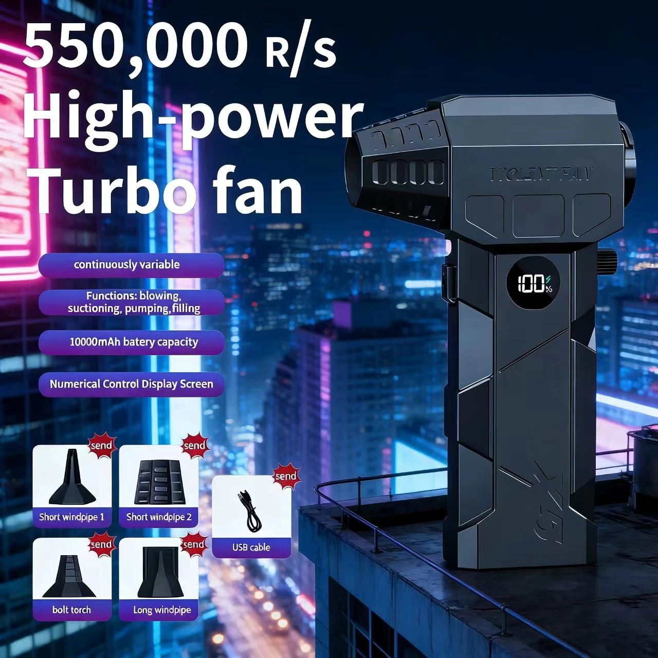 X5 Mini Violent Fan… - image