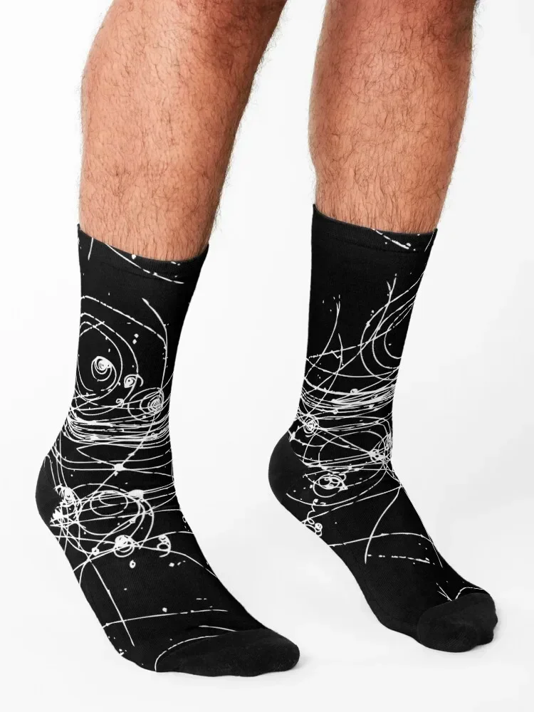 Particle tracks (dark) Socks summer Argentina golf Mens Socks Women's