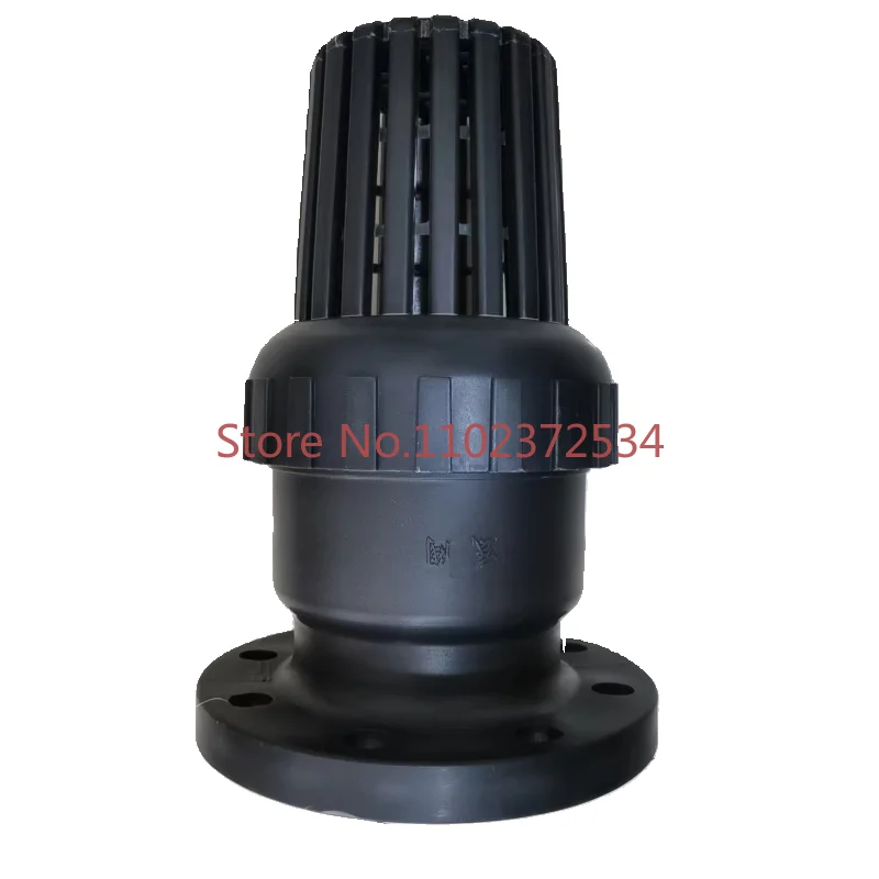 

FRPP plastic flange piston bottom valve RPP all-plastic corrosion-resistant flange pump bottom check valve PP