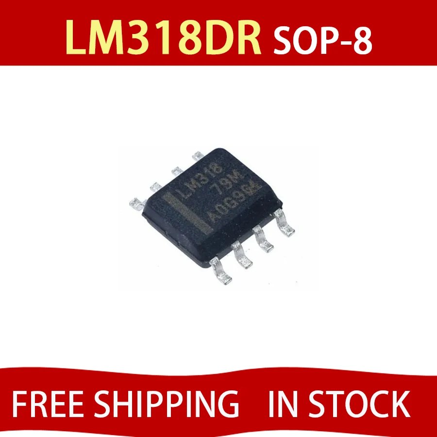 10PCS LM318DR SOP-8Pins Operational amplifiers LM318D SOP LM318 SOP8 LM318M LM318MX LF318M