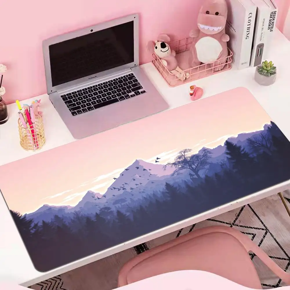 

Коврик для мыши Grey Forest Trees Gaming XL Компьютерный новый большой коврик для мыши XXL Коврик для клавиатуры Натуральный каучук Противоскользящий мягкий коврик для мыши