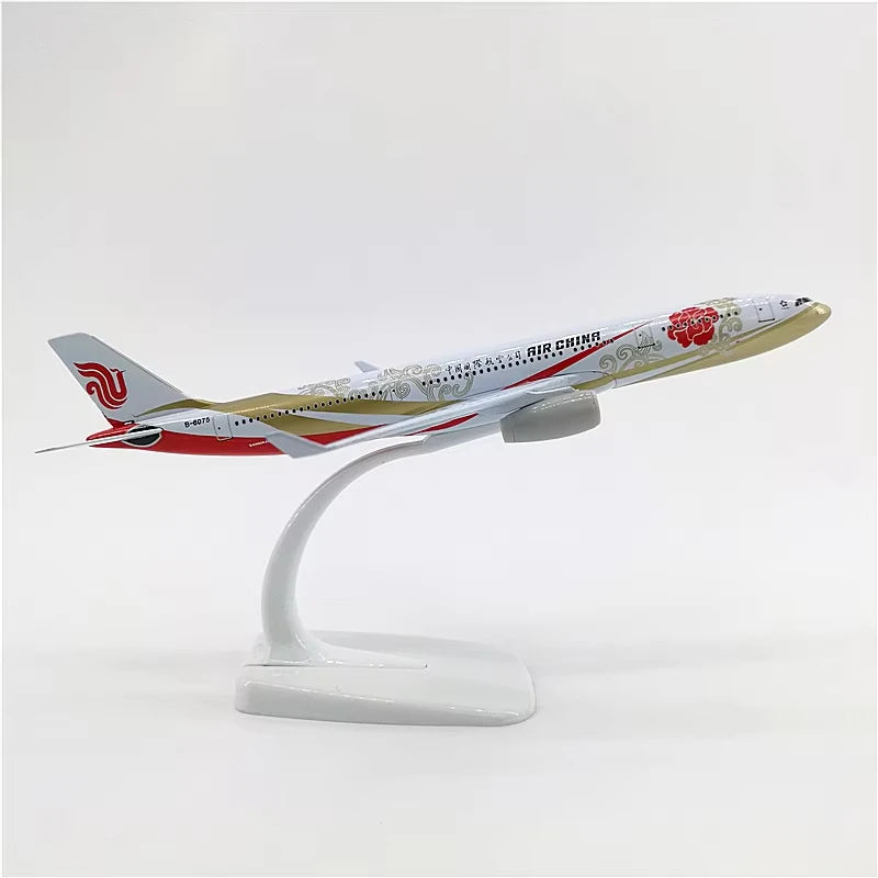 

20 см самолет Air China Airline Airbus A330 модель литья под давлением самолеты детские подарки Коллекционный дисплей