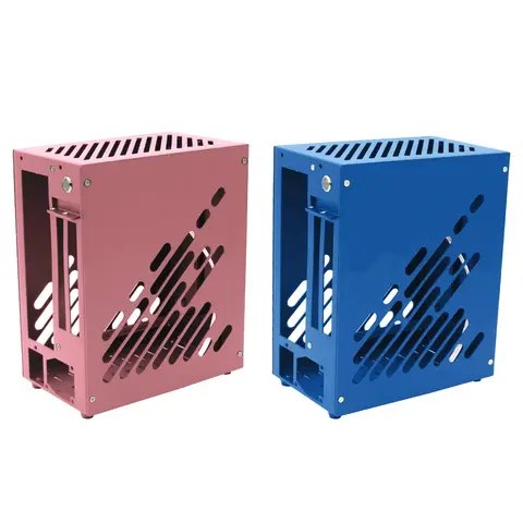 M24ITX Portable Mini All-Aluminum Side Through A4 Portable Case Small 1uflex Power Supply Alone Display Case K39