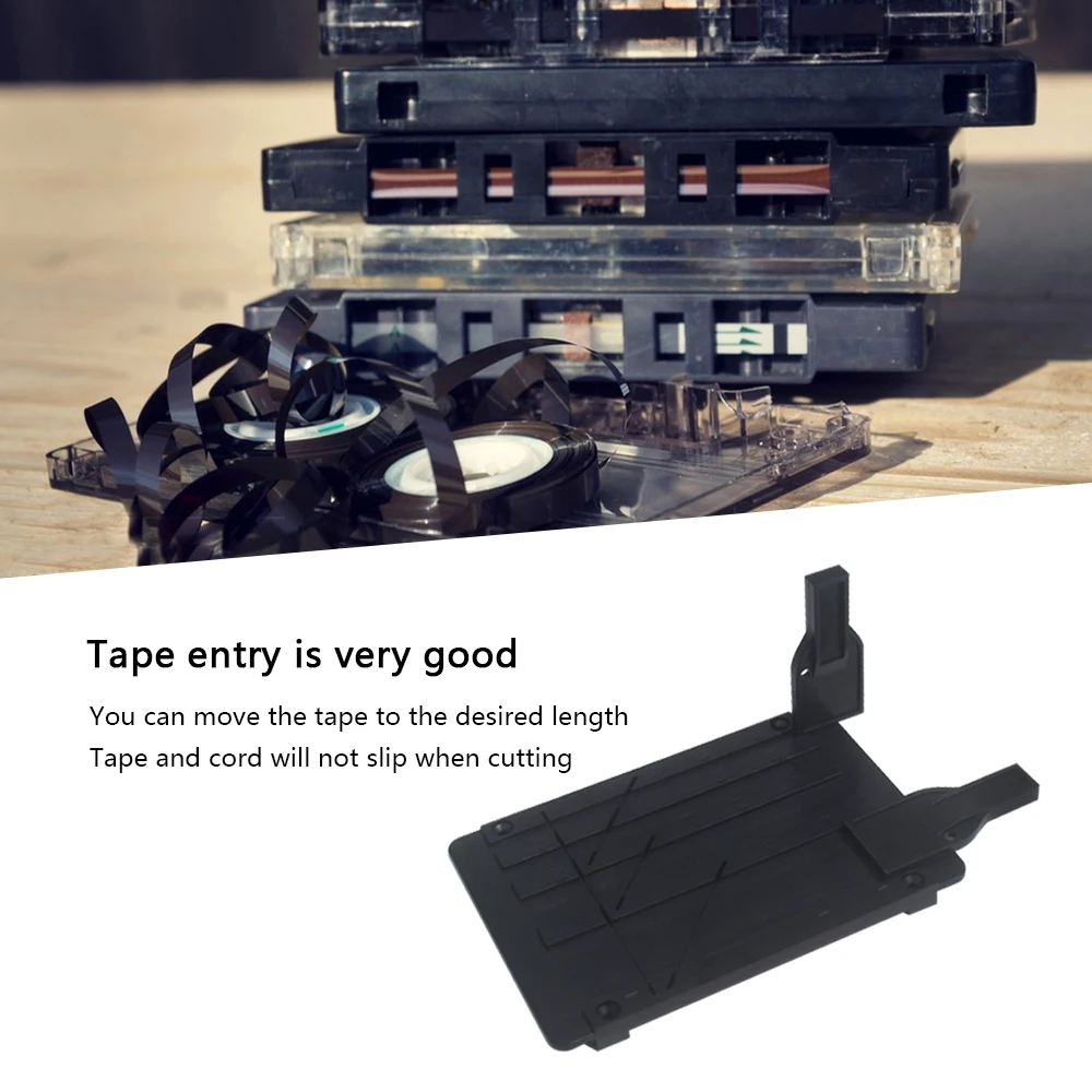 Tape Splicing Set Professional Splicing Block Kit Opening Cassette Leader Tape for Revoxsonido 1/4 1/2 1/8 1 Inch Tape