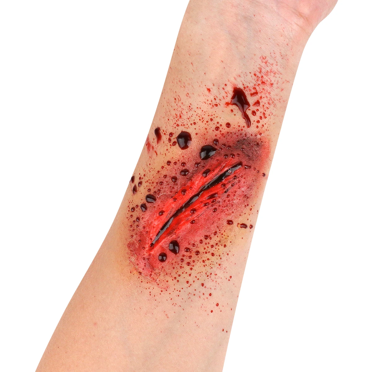 Halloween Makeup Kit SFX Fake Blood Latex Set Wound Scar Wax 12 Color Face Paint Oil Face Pain