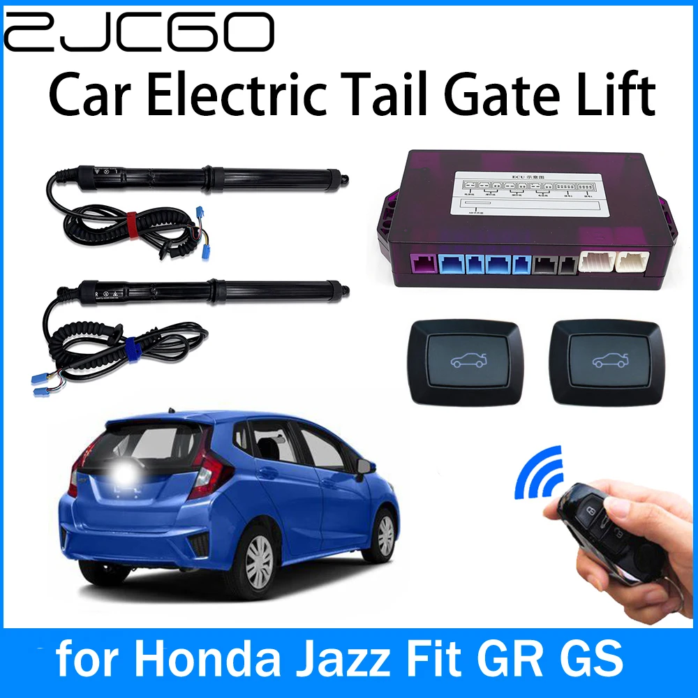 ZJCGO Car Power Trunk Electric Suction Tailgate Intelligent Tail Gate Lift Strut for Honda Jazz Fit GR GS 2020 2021 2022 2023