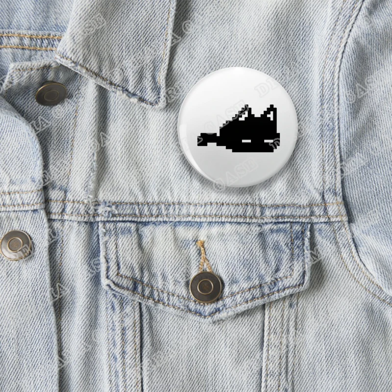 لعبة الرعب أوموري شارات مستديرة للملحقات باسيل كيل هيرو أوبري أوموكات صني زر بروش دبابيس المشجعين الأصدقاء الهدايا #5