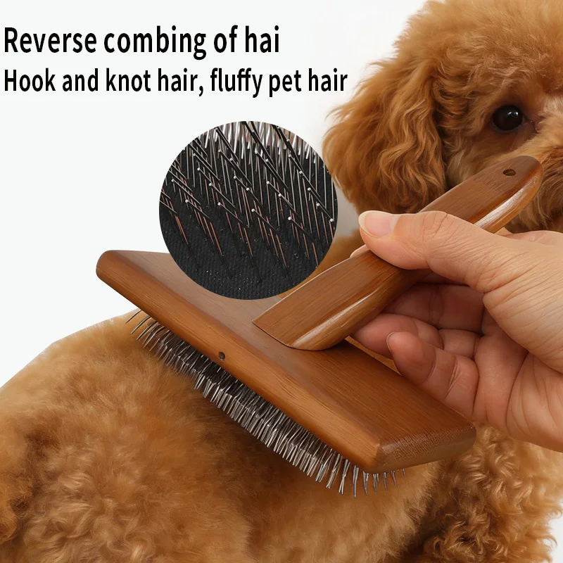 8-piece Set Pet Dog Cat Grooming Products Knotting Comb Straight Comb Nail Clipper File Hair Removal Comb Cleaning Beauty Set