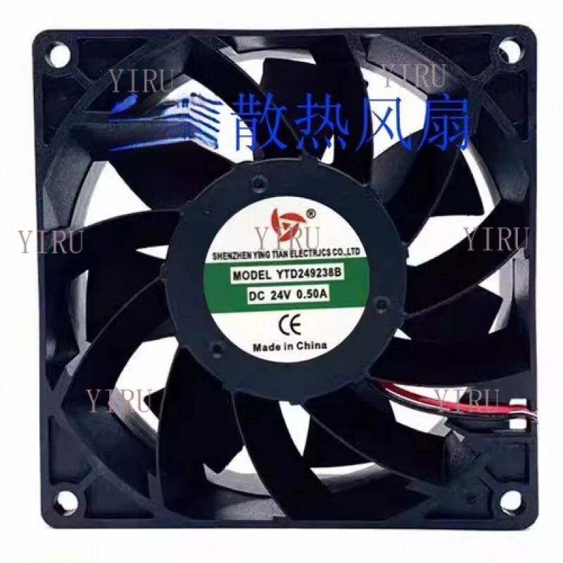 

L 1PCS for YTD249238B DC24V 0.50A 2-Wire Inverter Mute Cooling Fan