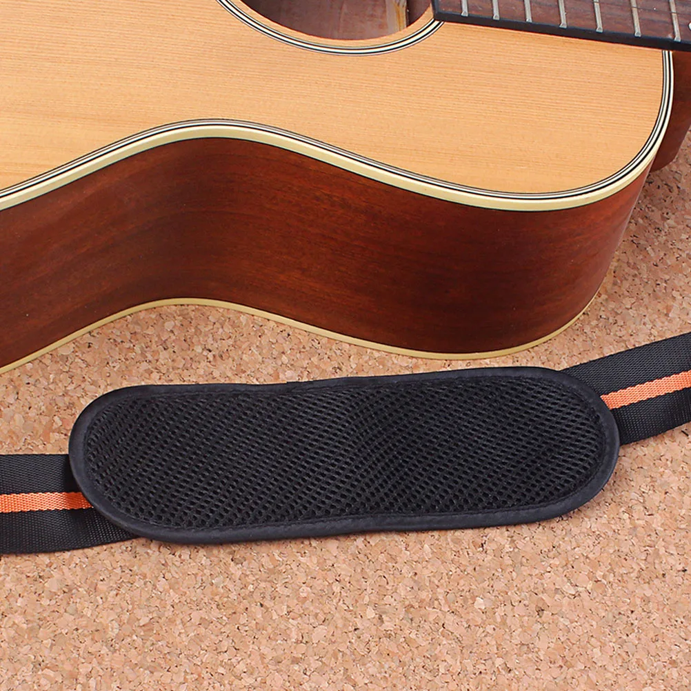 

Guitar Strap Shoulder Protective Pad Flexible Non-Slip Cushion for Heavy Guitar Bass Playing Comfort Accessory