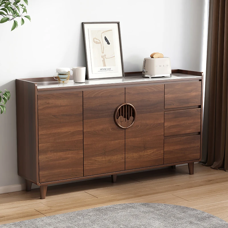 متكامل على الحائط، وخزائن غرفة المعيشة، والخزائن الجانبية المنزلية، وخزائن المطبخ والشاي والنبيذ، والخزائن