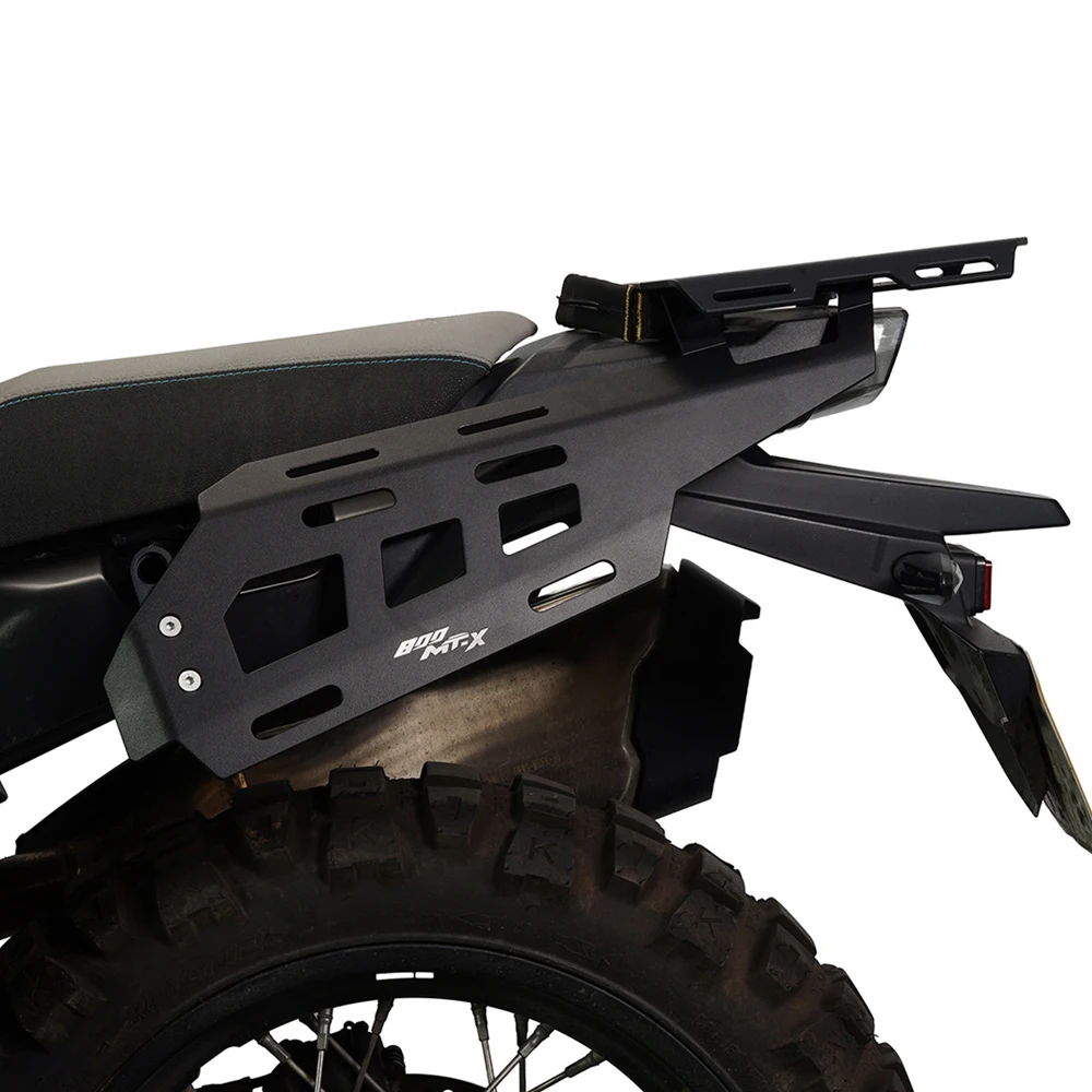 New Motorcycle Accessories Rear Side Frame Luggage Rack Tactical Hanging Board Edge Bag Bracket For 800MT-X 800mtx MTX 800