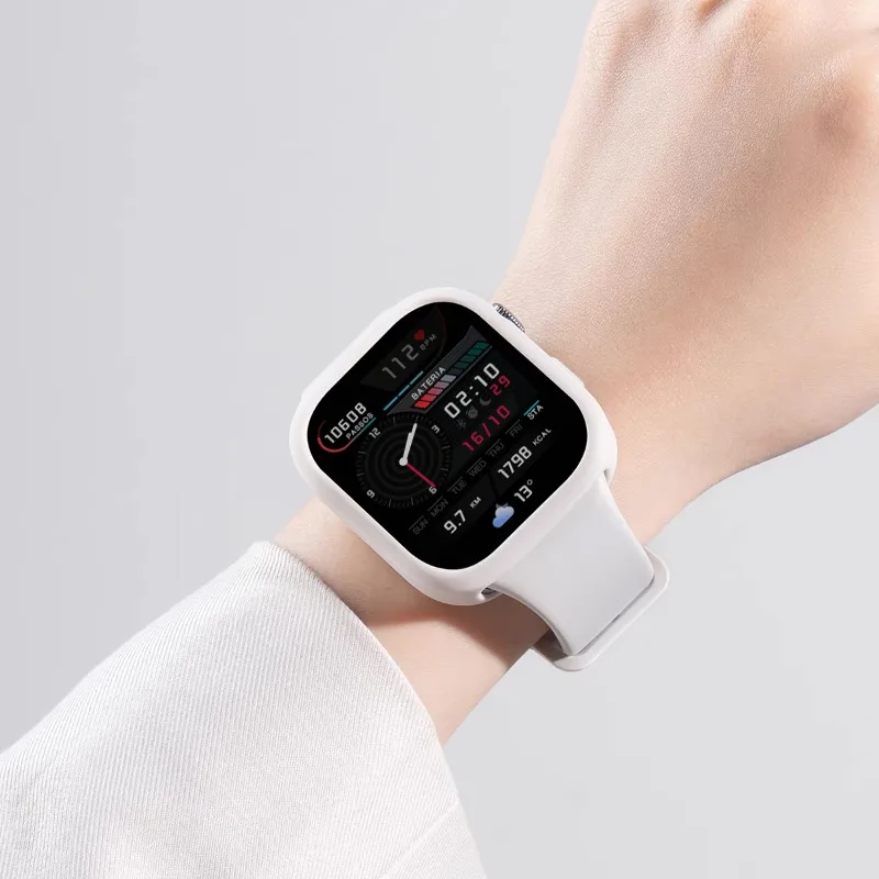For Xiaomi Redmi Watch 6 Silicone Case Bumper Smart Watch Accessories Protective Cover for Xiaomi Redmi Watch 6 Protector Frame image 3