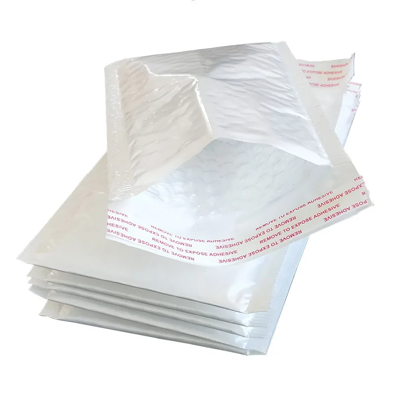 10 Express Shockproof Bags Book Packaging (20*30cm +3.5cm) White Paper Envelope Gift Tech Bubble Bag