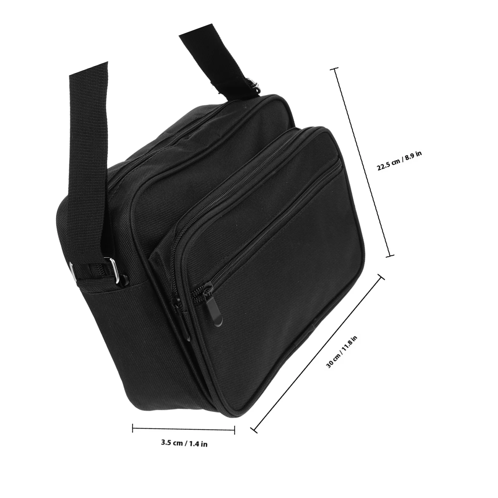 حقيبة أدوات متعددة الوظائف، حقيبة كتف قماشية شديدة التحمل، منظم تخزين صيانة إصلاح النجار الكهربائي