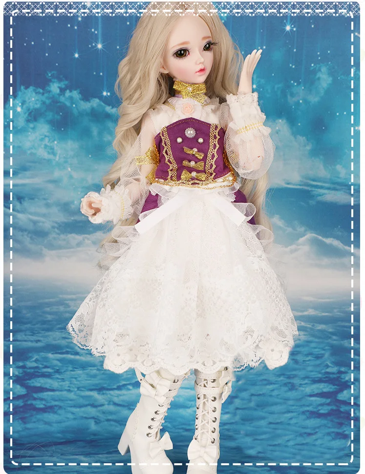 

37cm Fashion bjd doll sd doll 1/4 female doll joint doll new full set of in stock