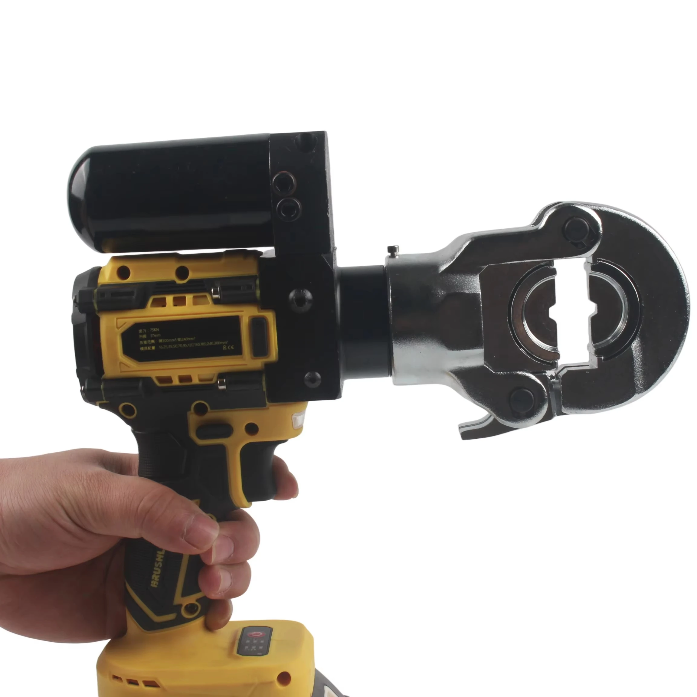 CM-300G Strumento di crimpatura elettrico per capicorda Strumento di crimpatura idraulico per piegatrice a batteria con 2 batterie