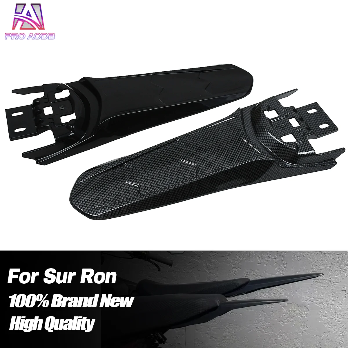 For Light Bee X Modified Extended Longer Rear Fender Universal Extra Long Dirt Pit Mudguard Tail Fender For SurRon Light Bee S