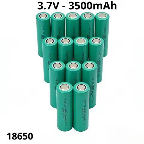 18650 Battery Rechargeable Battery 3.7V 18650 3500mAh Capacity Li-ion Rechargeable Battery for Flashlight Torch Battery+Charger