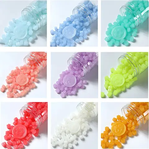 창의적인 고양이 발 왁스 그란스 젤리 컬러 왁스 재료, 학생 DIY 계정 인사 카드 엽서 장식 씰링, 500g