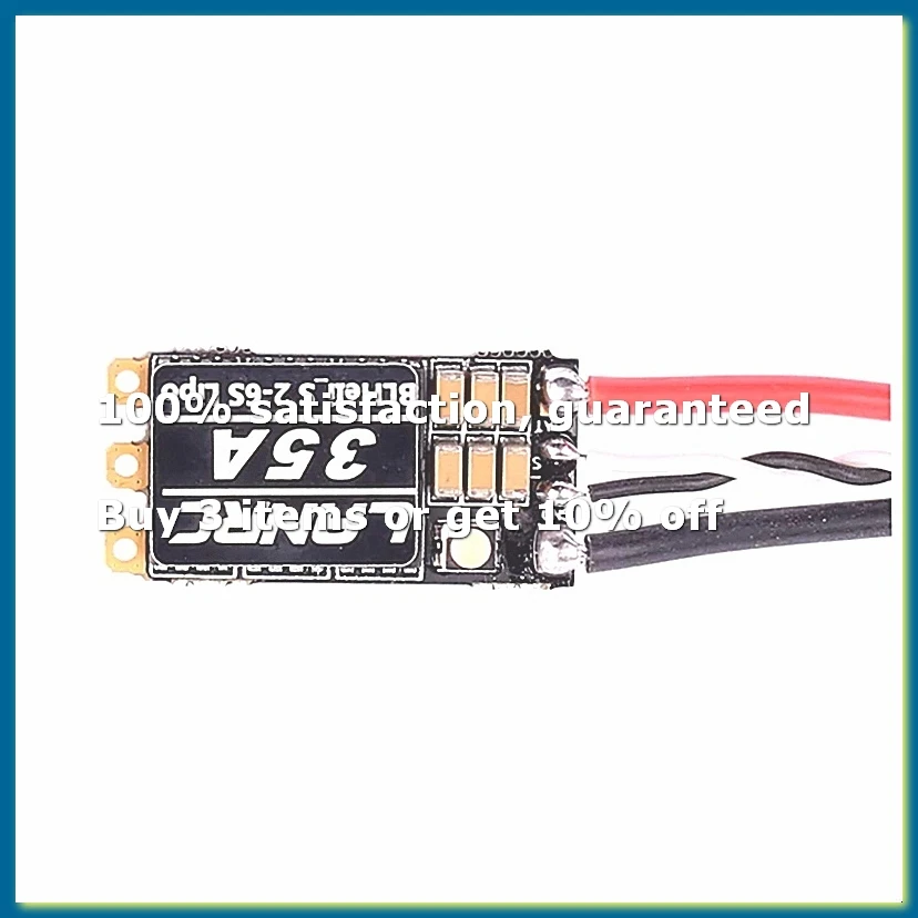 BLHeli S 2-6S Lipo 35A Brushless ESC Built-in Programmable RGB LED D-Shot 150/300/600 ONESHOT125 for RC FPV Drone Parts-DT30