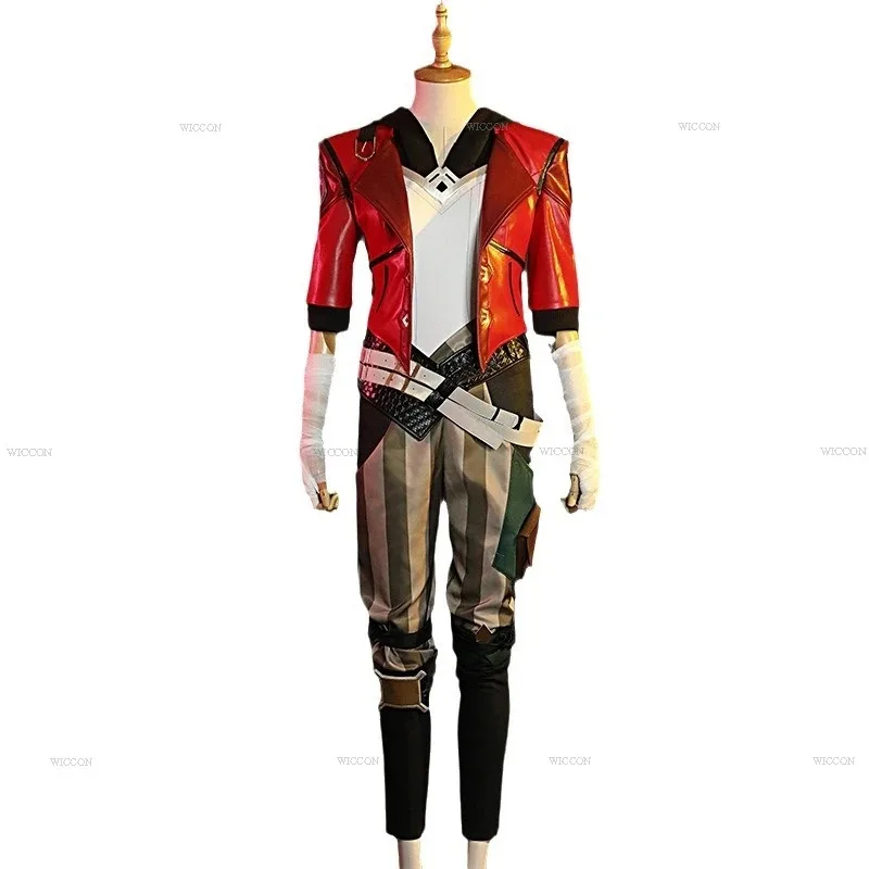 

Vi Arcane Violet TV Lol Silco Caitlyn Косплей Костюм Игра Ролевая игра Женский наряд Хэллоуин Необычная вечеринка Comic-con Пальто Брюки Костюм