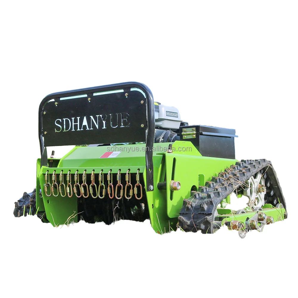 

Self Propelled Lawn Mower for Garden Cultivation Fully Automatic Weeding Machine Tracked Remote-controlled Lawn Mower