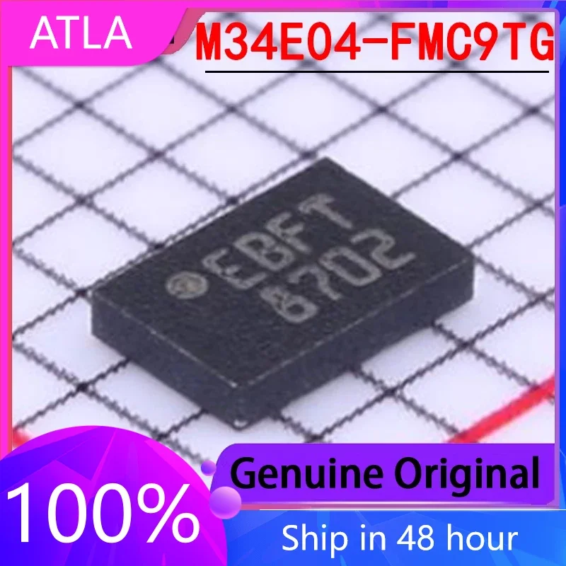 10PCS New M34E04-FMC9TG Package UFDFPN8 4Kbit EEPROM Memory Chip Original