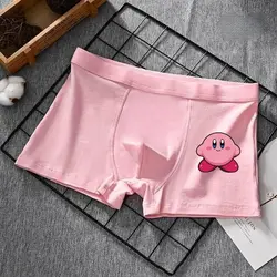 Cartoon Anime Kirby Underwear Men Briefs Boys Teenager Boxer Briefs Kawaii Cosplay Male Cotton Underwear Couple Birthday Gifts