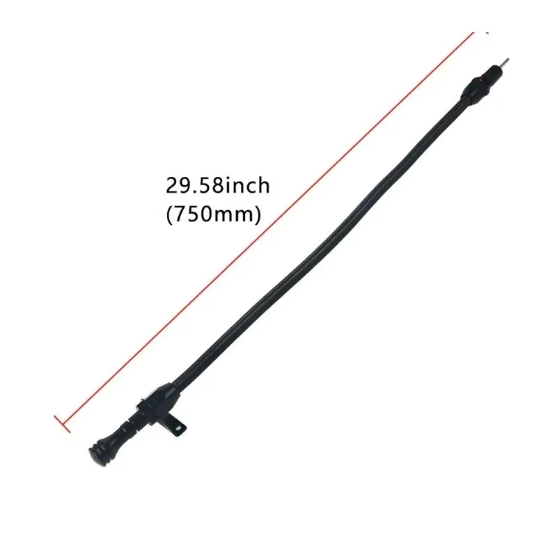 

Popu For GM 4L80E Dipstick Transmission LS LS1 LS3 LS6 LSX Firewall Mounted Transmission Stainless Steel Oil Dipstick-Compatible