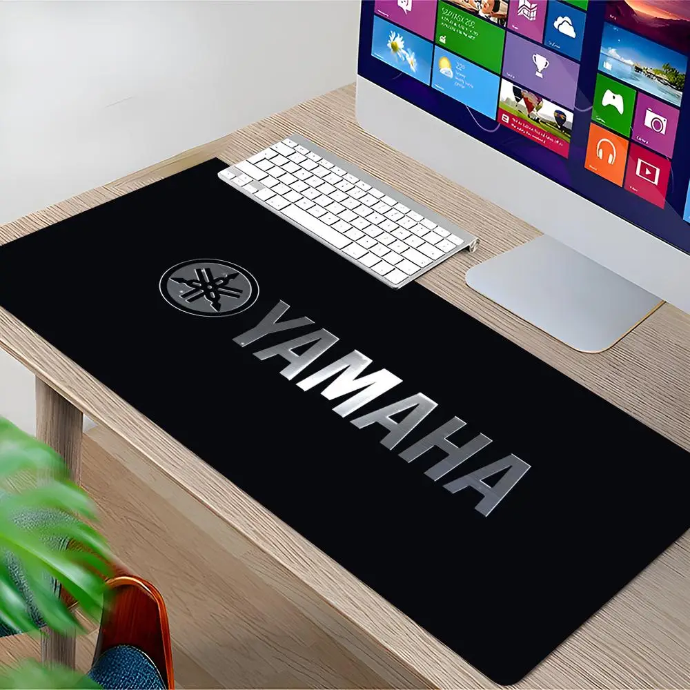 

Коврик для мыши с логотипом YAMAHA для гонок на мотоциклах, геймерский коврик для клавиатуры и мыши, резиновый коврик для мыши с героями мультфильмов, большой коврик для мыши для мотоцикла, компьютера, ПК