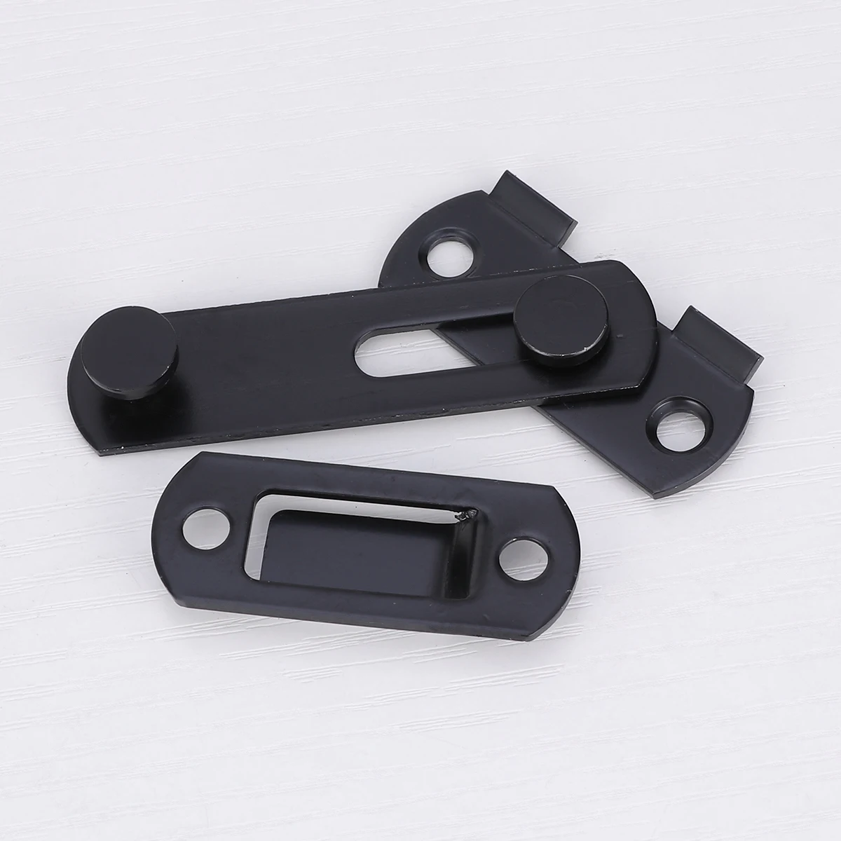 

2pcs Stainless Steel Door Hasp Latch Rust-Proof Corrosion Resistant Durable Safety Lock For Doors Windows Cabinets Gates