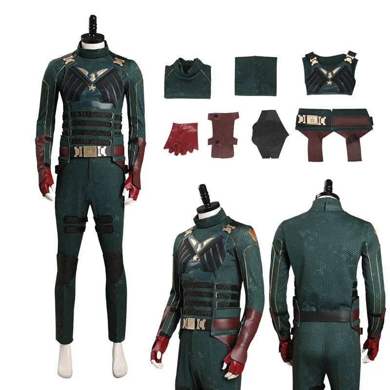 Soldat Junge Cosplay Kostüm Uniform Mantel Weste Hosen Zubehör Outfits Halloween Karneval Rollenspiel Anzug Erwachsene Männer männlich Ekel